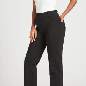 Share Betabrand Straight Leg Two Pocket Dress Yoga Pants Black XL Long